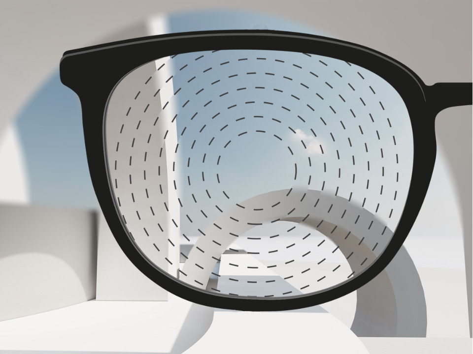 Image présentant un point de vue à travers un verre ZEISS conçu pour la gestion de la myopie.