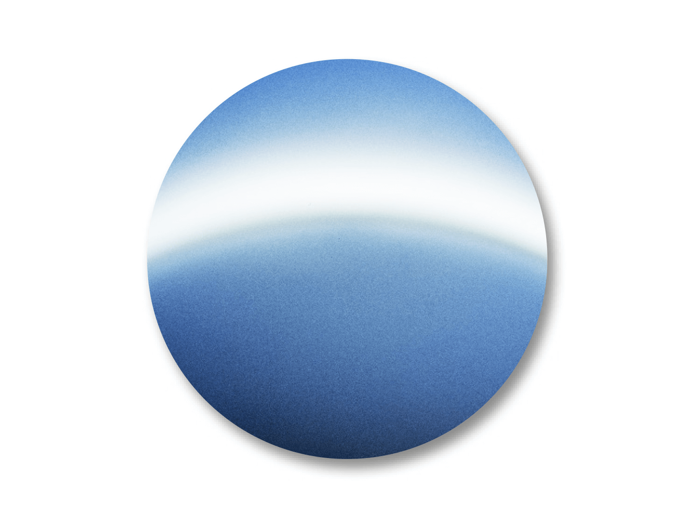 Farbbeispiel für DuraVision Mirror Strong Blau. 